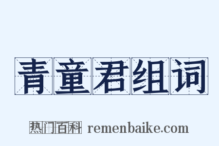 青童君组词是什么意思的图片